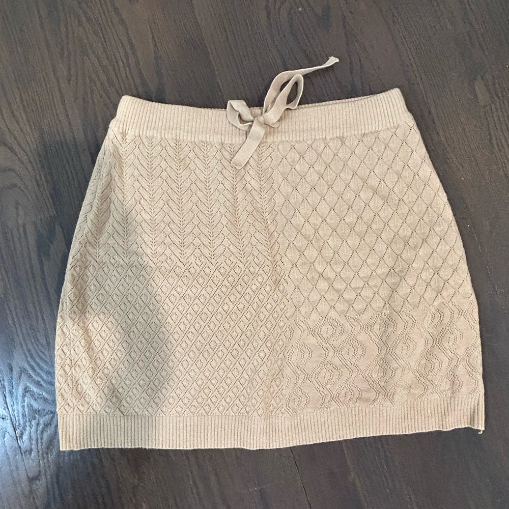 Printed Central Park west mini skirt
